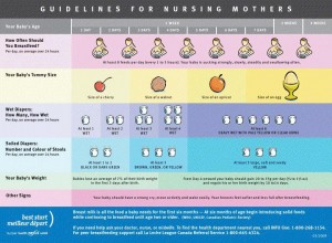 breastfeeding chart